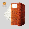 Imported Poplar Material Fireproof Wood Wool Acoustic Panel